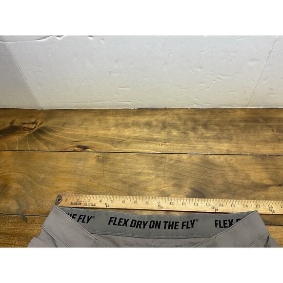 Duluth Trading Pants Men 36x32 Brown Cargo Flex Dry On The Fly - Picture 8 of 10